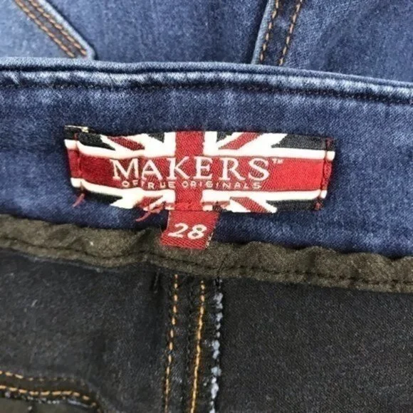 Makers of True Originals Blue Jeans Size 28 - Picture 6 of 6